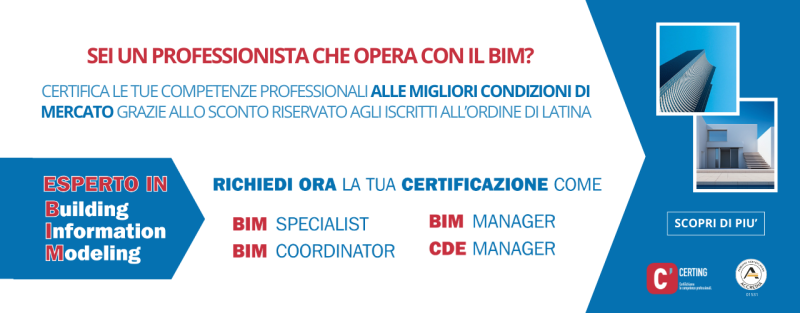 Convenzione CERTING – Ordine di Latina